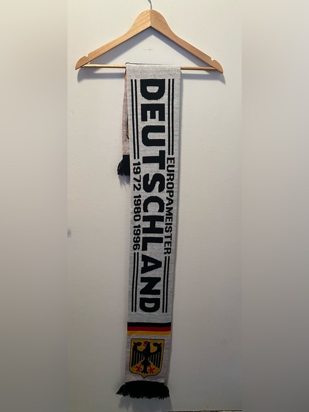 🇩🇪Germany Deutschland Football Soccer Knit Fan Scarf Euroscarves Europameister